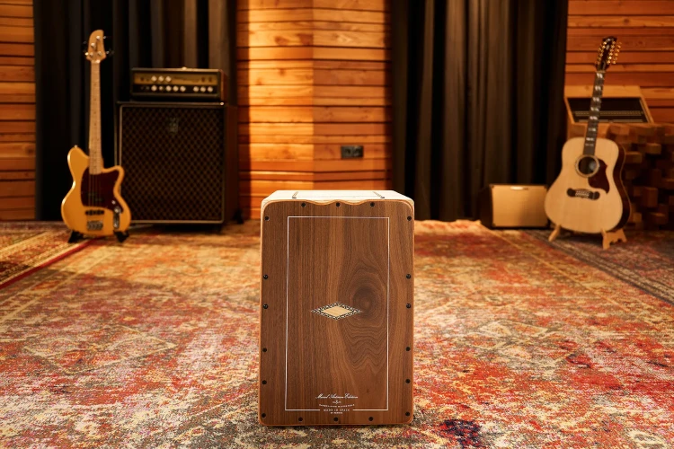 MEINL Percussion Artisan Edition Serie String Cajon Cantina Line - Walnut 3_11zon.webp