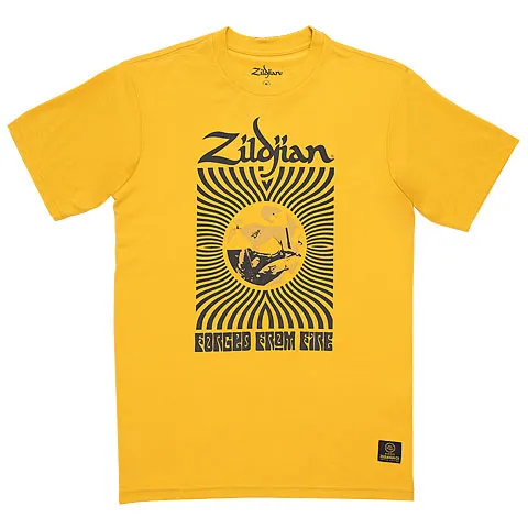 ZILDJIAN 400th Anniversary T-shirt (XL) Yellow
